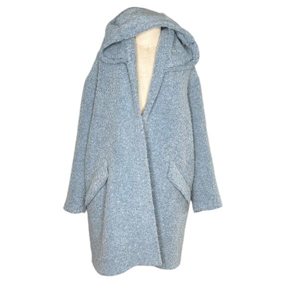 Isabel Marant Jackets & Blazers - ISABEL MARANT Blue Hooded Oversized Open Coat Jacket Women's Size 38 US Medium